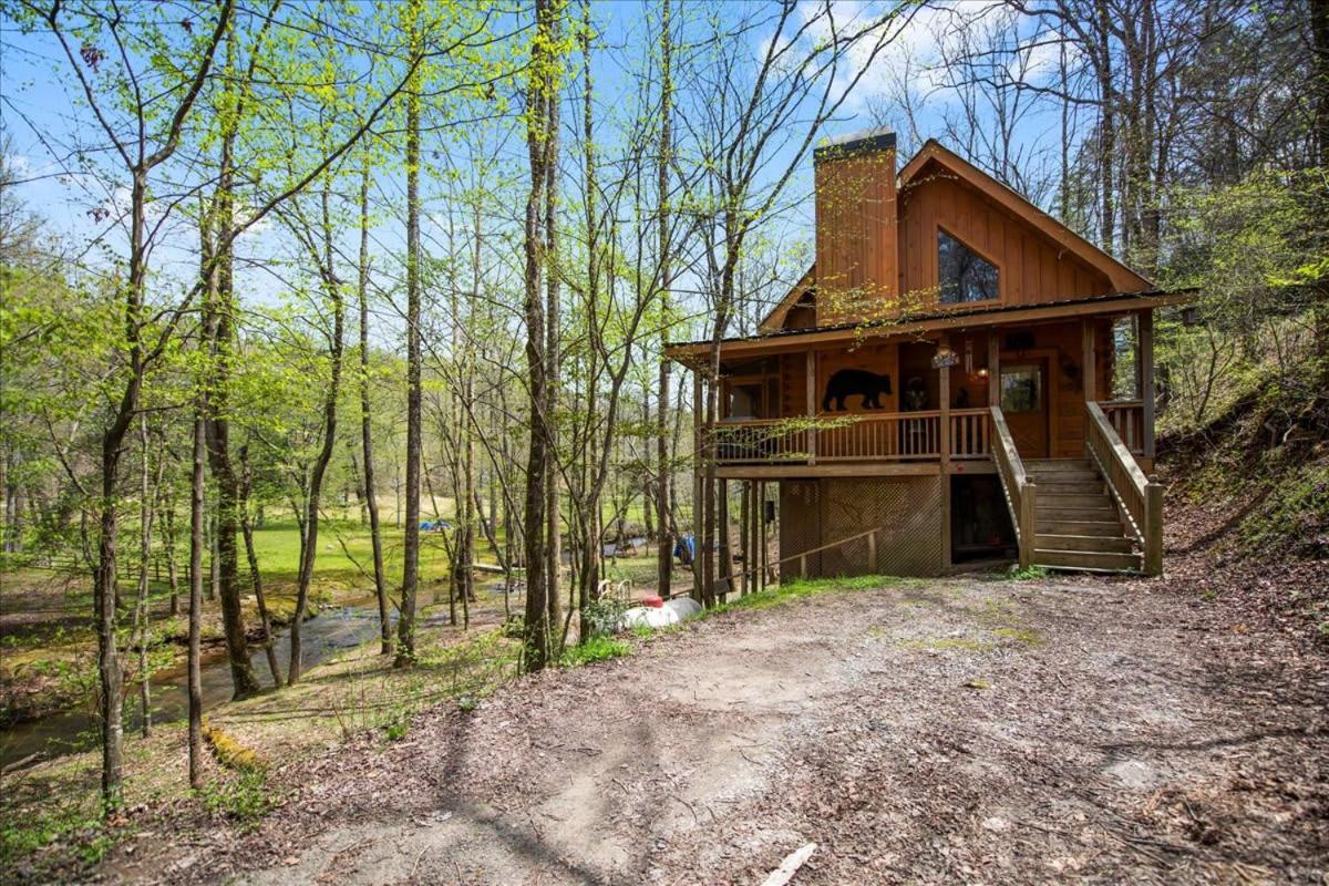 Cozy Cabin Beside Briar Creek, Fire Pit, Wifi Villa Ellijay Exterior photo