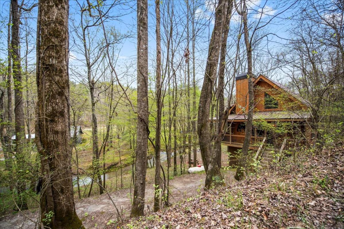 Cozy Cabin Beside Briar Creek, Fire Pit, Wifi Villa Ellijay Exterior photo